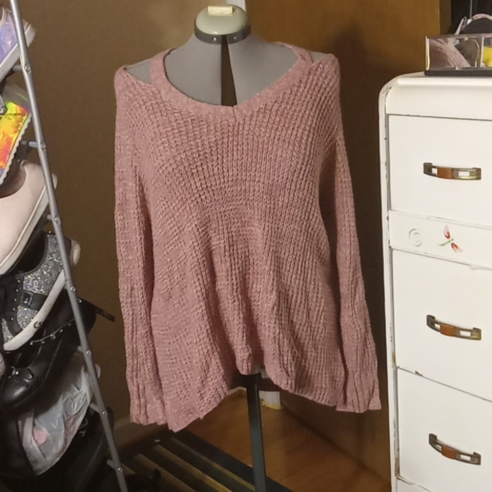 Cold Shoulders Sweater